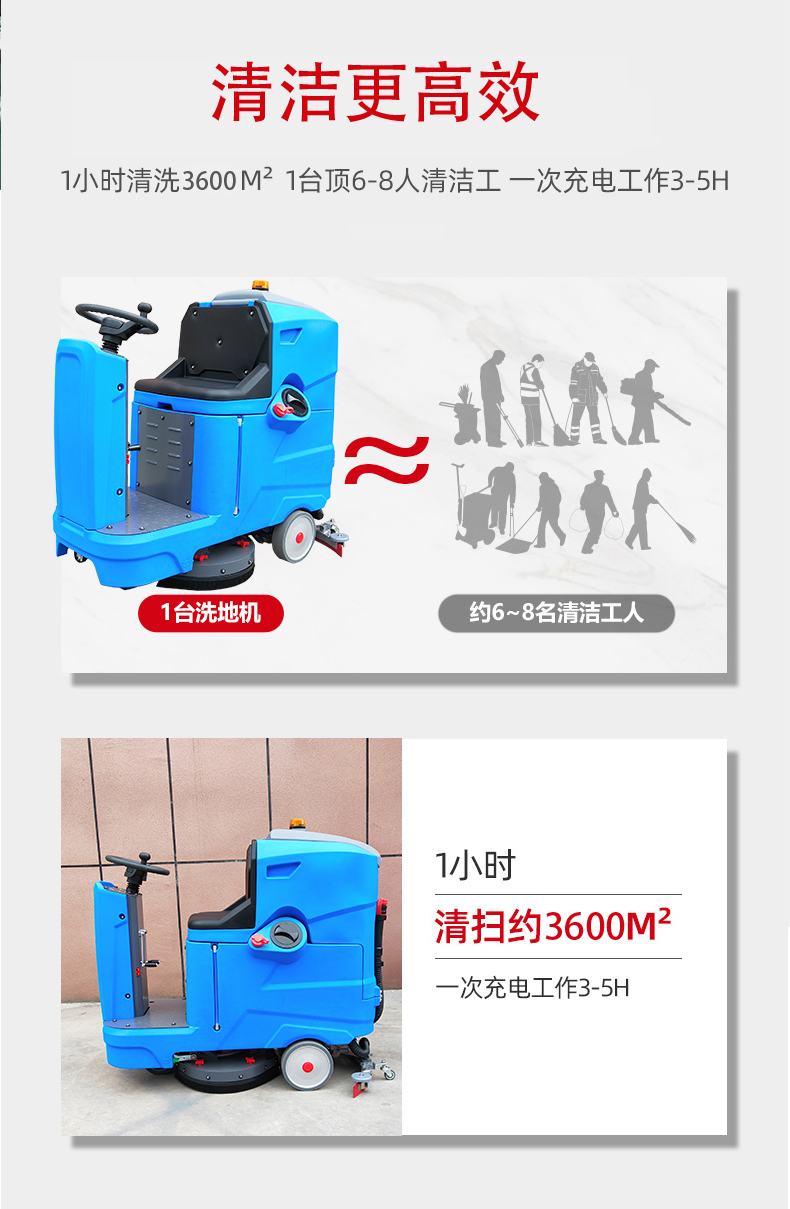 深圳驾驶式洗地机更适合用在高铁站